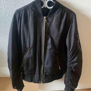 Women’s Black Bomber Jacket